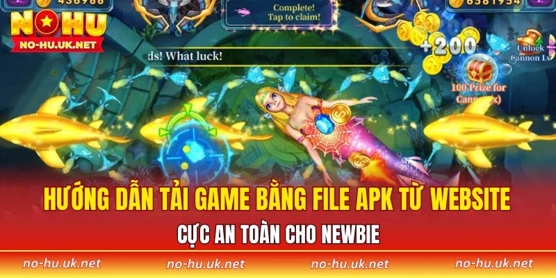 Hướng dẫn tải game bằng file APK từ website