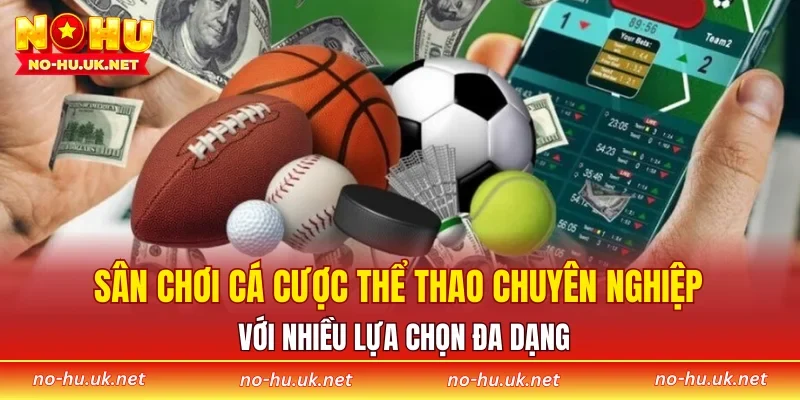 Sân chơi cá cược thể thao chuyên nghiệp với nhiều lựa chọn đa dạng